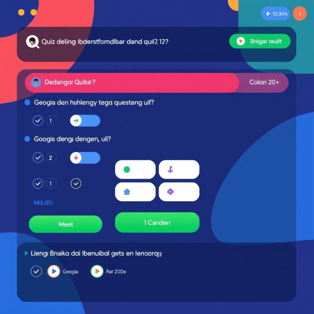 Kuis online interaktif dalam kursus daring menyenangkan Kuis online interaktif dalam kursus daring menyenangkan