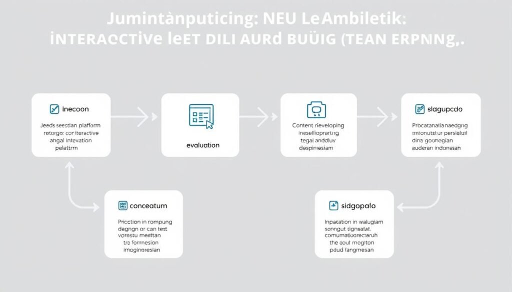 Tahapan implementasi platform e-learning interaktif Tahapan implementasi platform e-learning interaktif